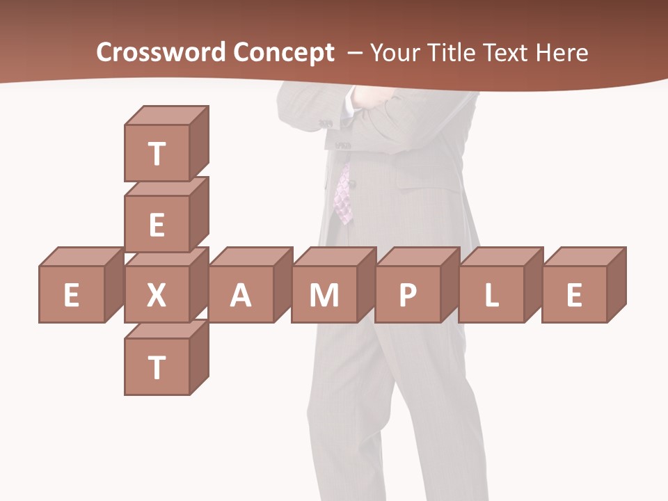 Career Suit Cheerful PowerPoint Template