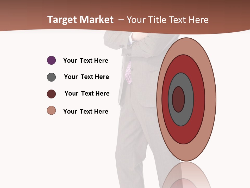 Career Suit Cheerful PowerPoint Template