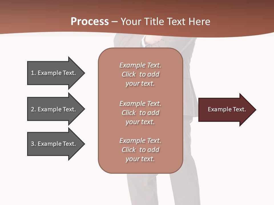 Career Suit Cheerful PowerPoint Template