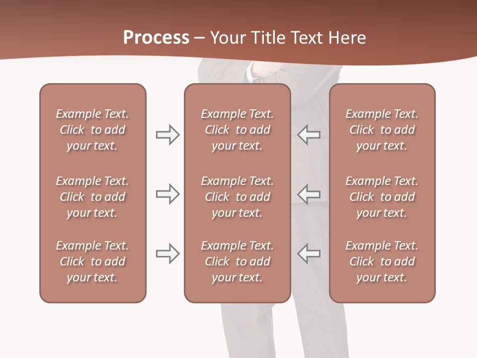Career Suit Cheerful PowerPoint Template