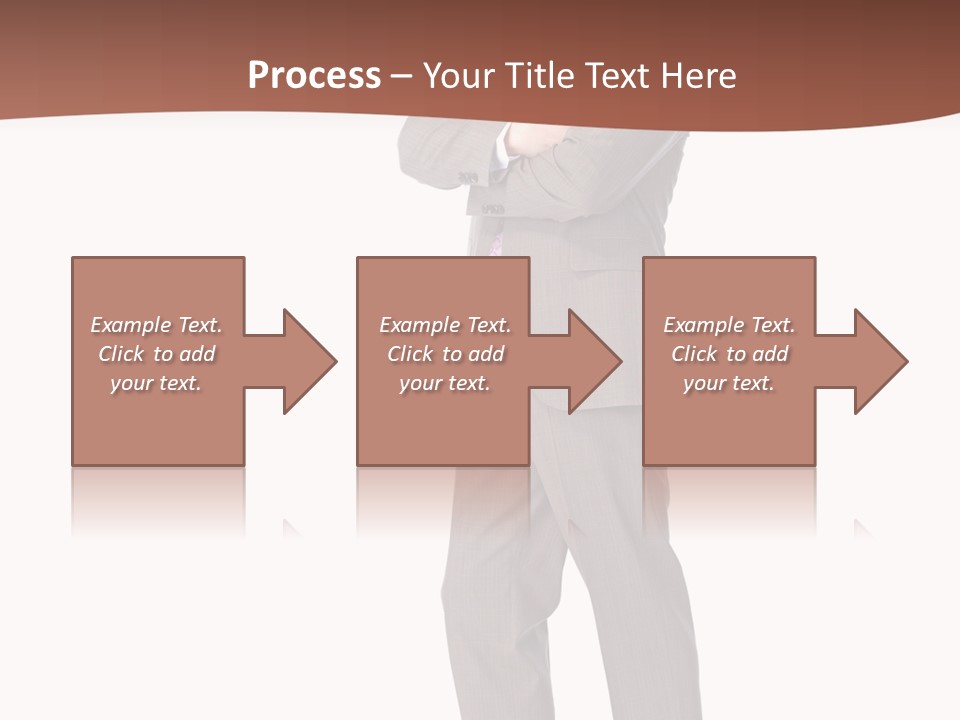 Career Suit Cheerful PowerPoint Template