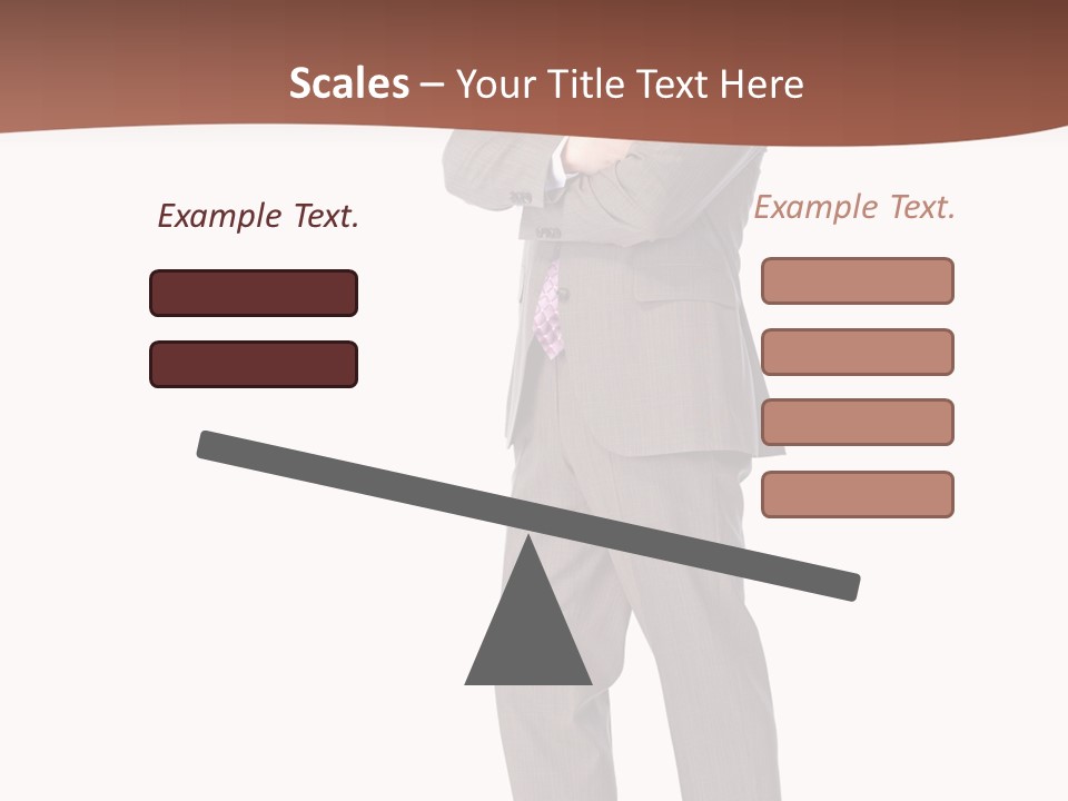 Career Suit Cheerful PowerPoint Template