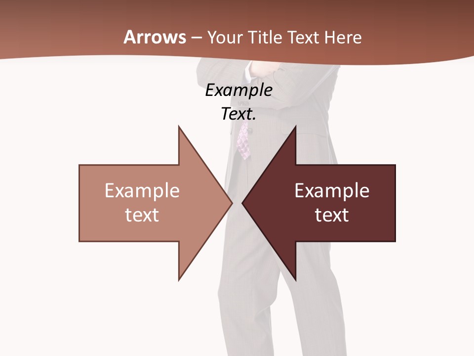 Career Suit Cheerful PowerPoint Template