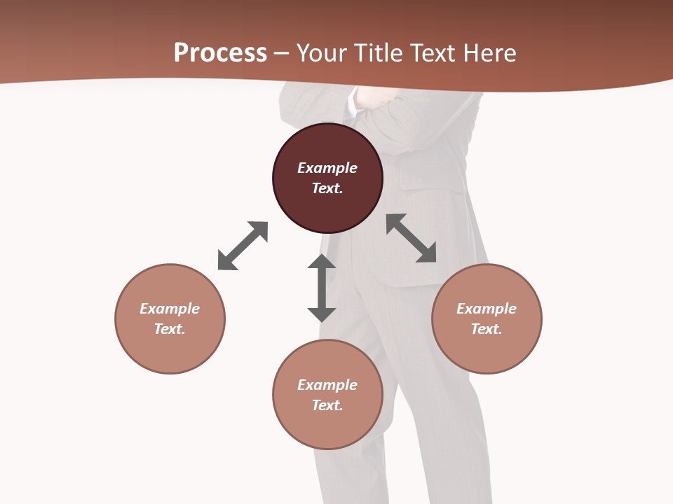 Career Suit Cheerful PowerPoint Template