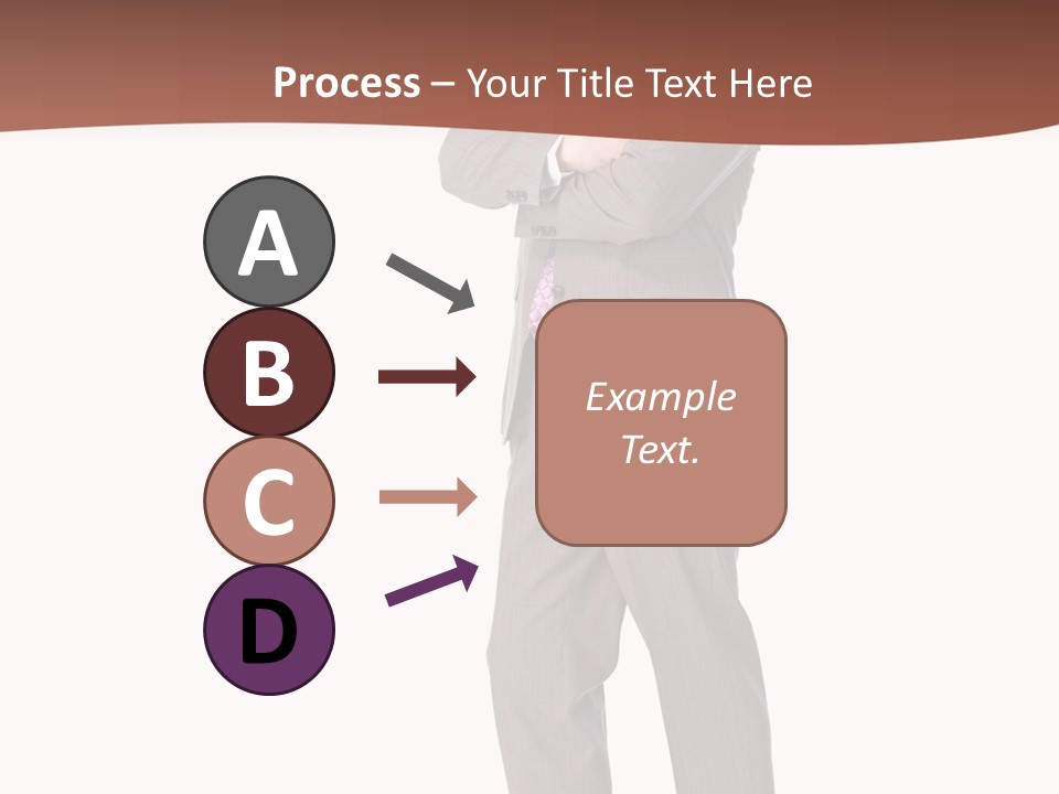 Career Suit Cheerful PowerPoint Template