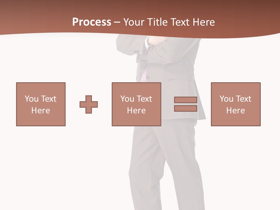 Career Suit Cheerful PowerPoint Template