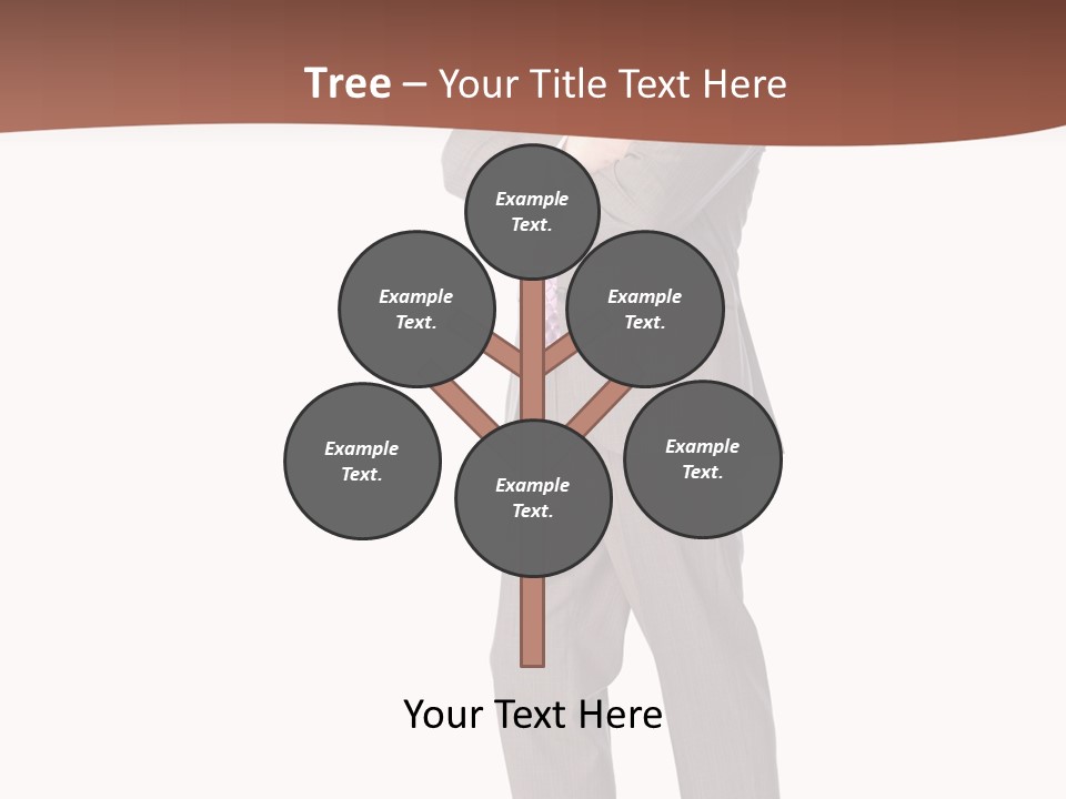 Career Suit Cheerful PowerPoint Template