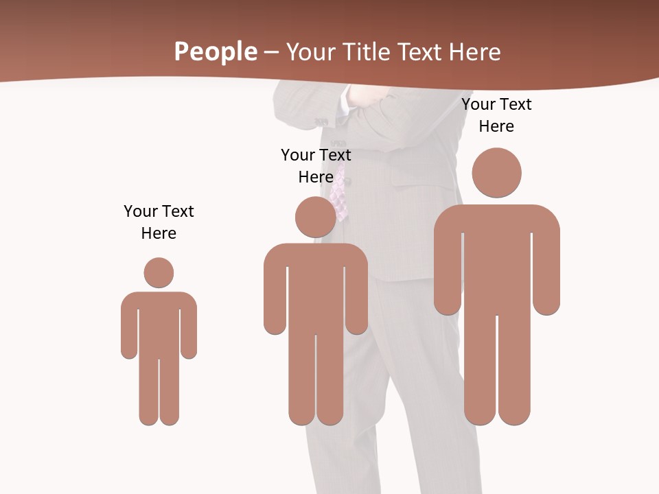 Career Suit Cheerful PowerPoint Template