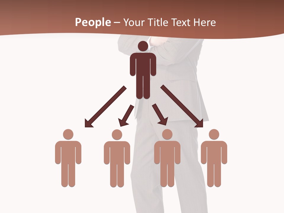 Career Suit Cheerful PowerPoint Template