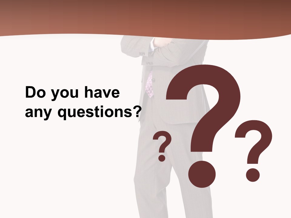 Career Suit Cheerful PowerPoint Template