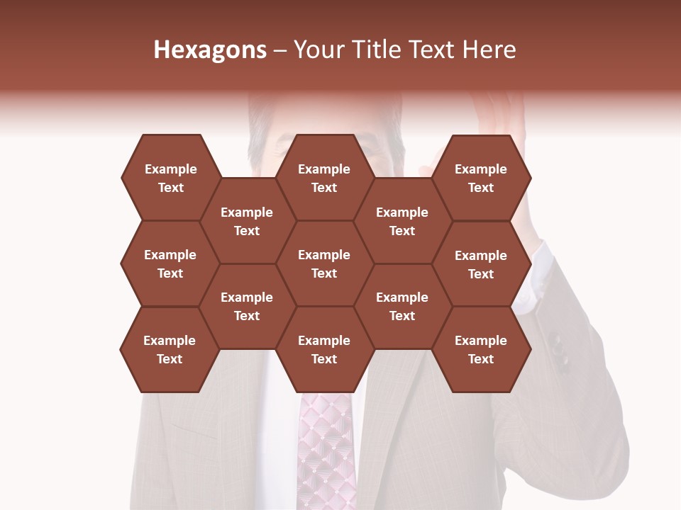 Suit Accountant Smiling PowerPoint Template