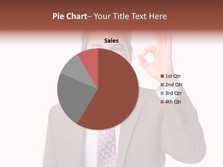 Suit Accountant Smiling PowerPoint Template