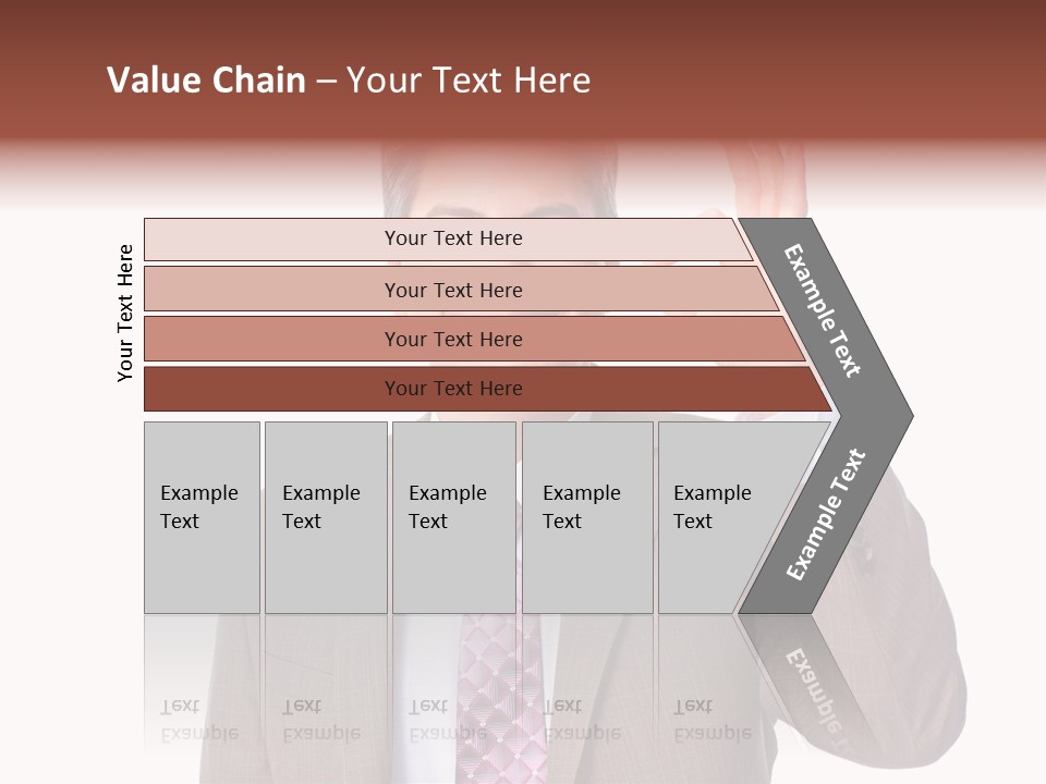 Suit Accountant Smiling PowerPoint Template
