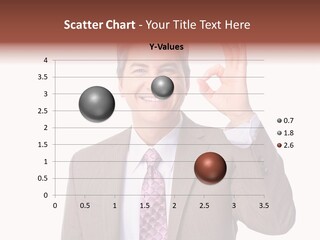 Suit Accountant Smiling PowerPoint Template