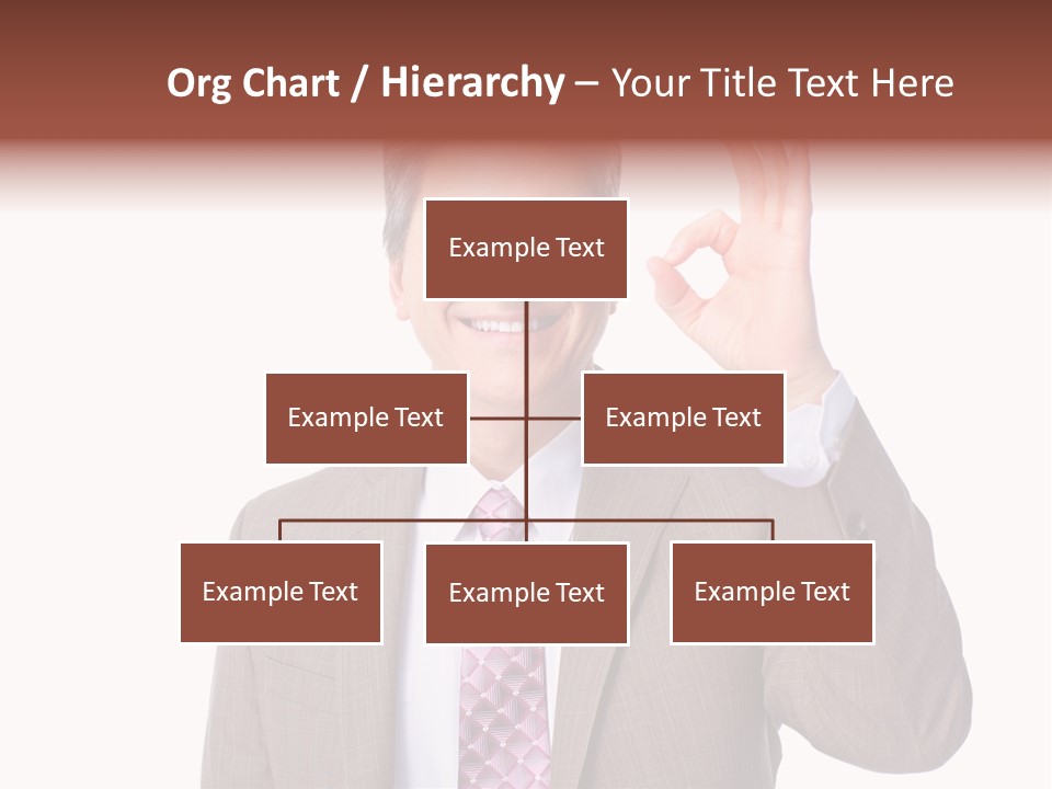 Suit Accountant Smiling PowerPoint Template