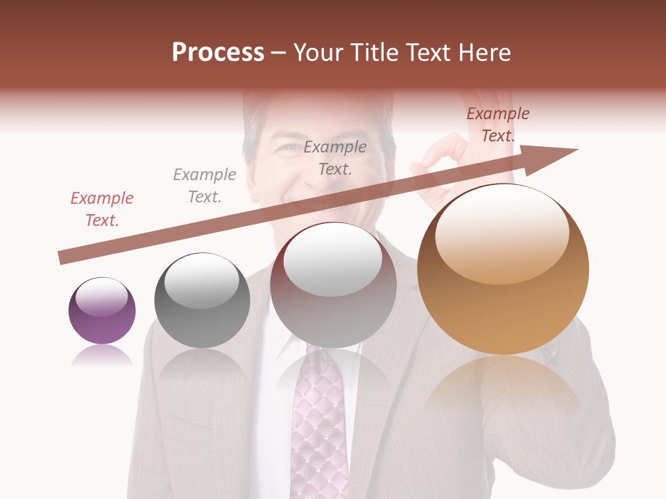 Suit Accountant Smiling PowerPoint Template