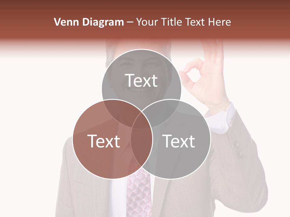 Suit Accountant Smiling PowerPoint Template