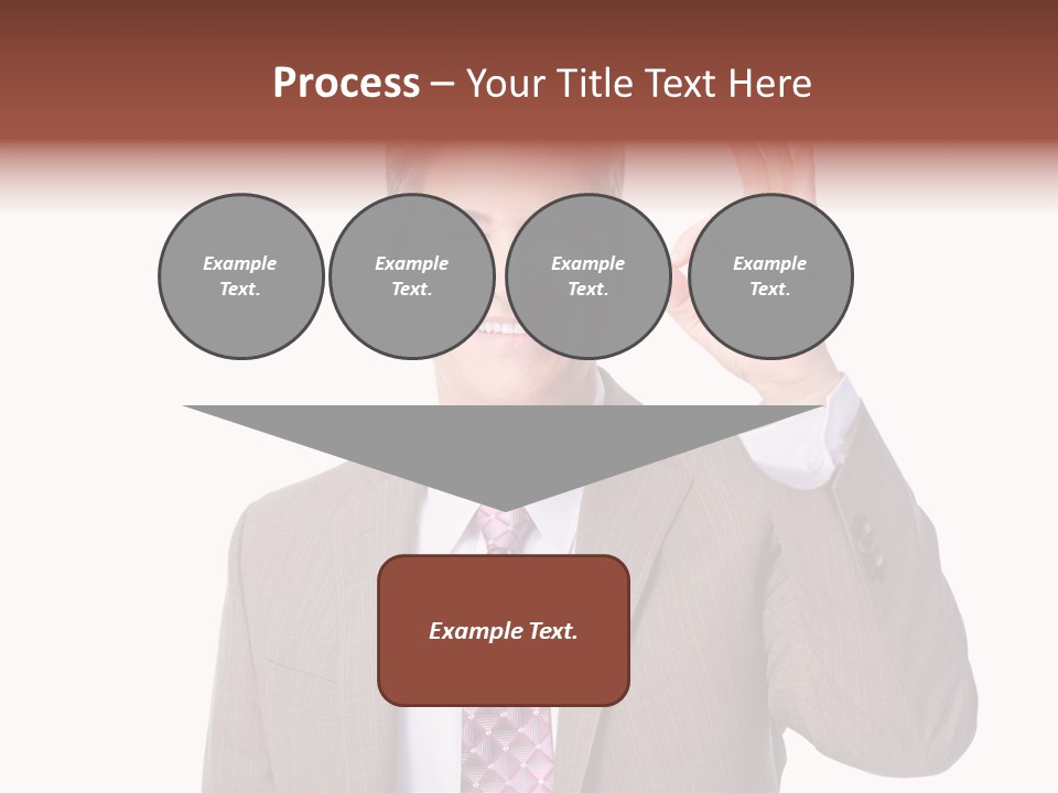 Suit Accountant Smiling PowerPoint Template