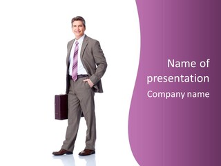 Happy Career Successful PowerPoint Template