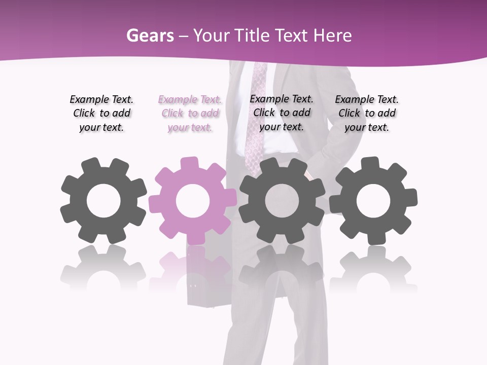 Happy Career Successful PowerPoint Template