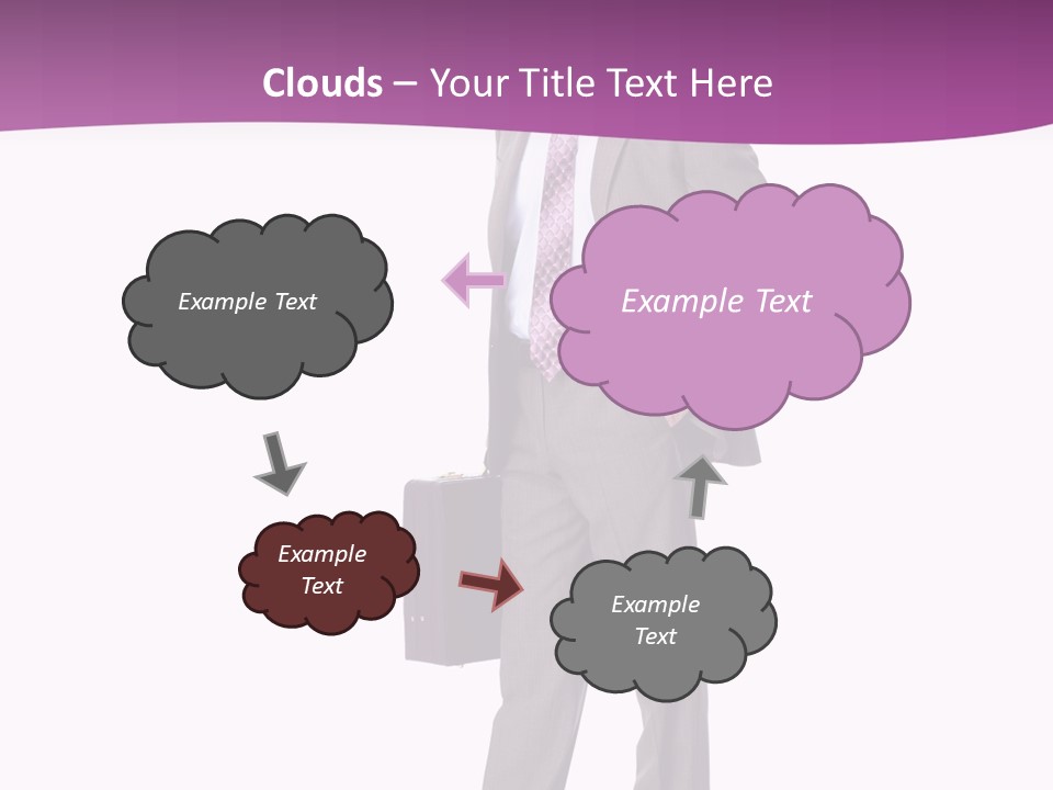 Happy Career Successful PowerPoint Template