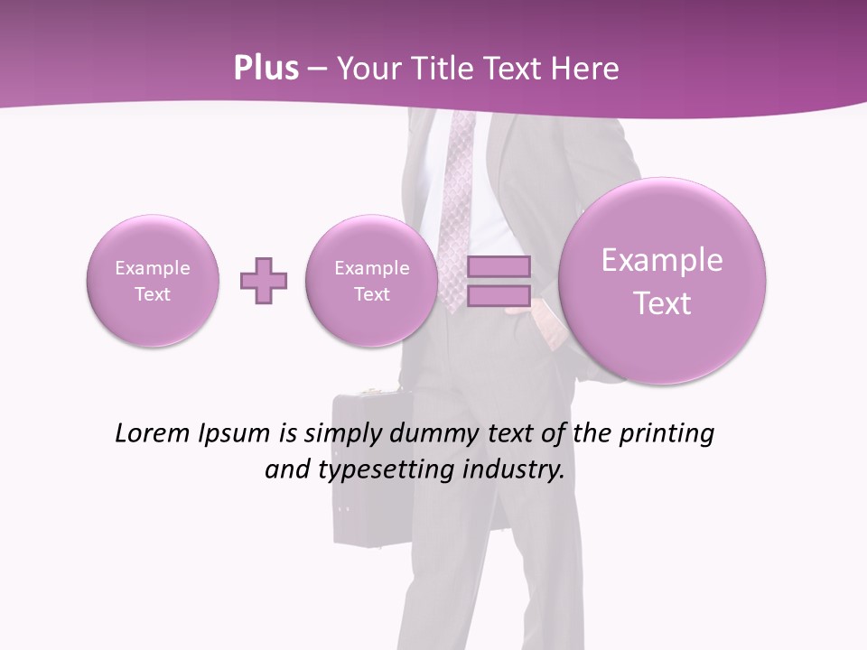 Happy Career Successful PowerPoint Template