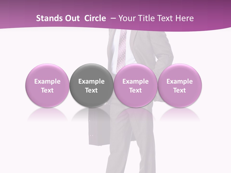 Happy Career Successful PowerPoint Template