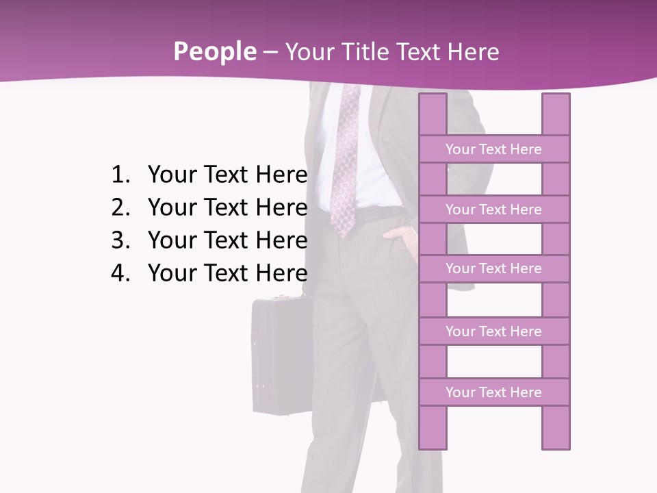 Happy Career Successful PowerPoint Template