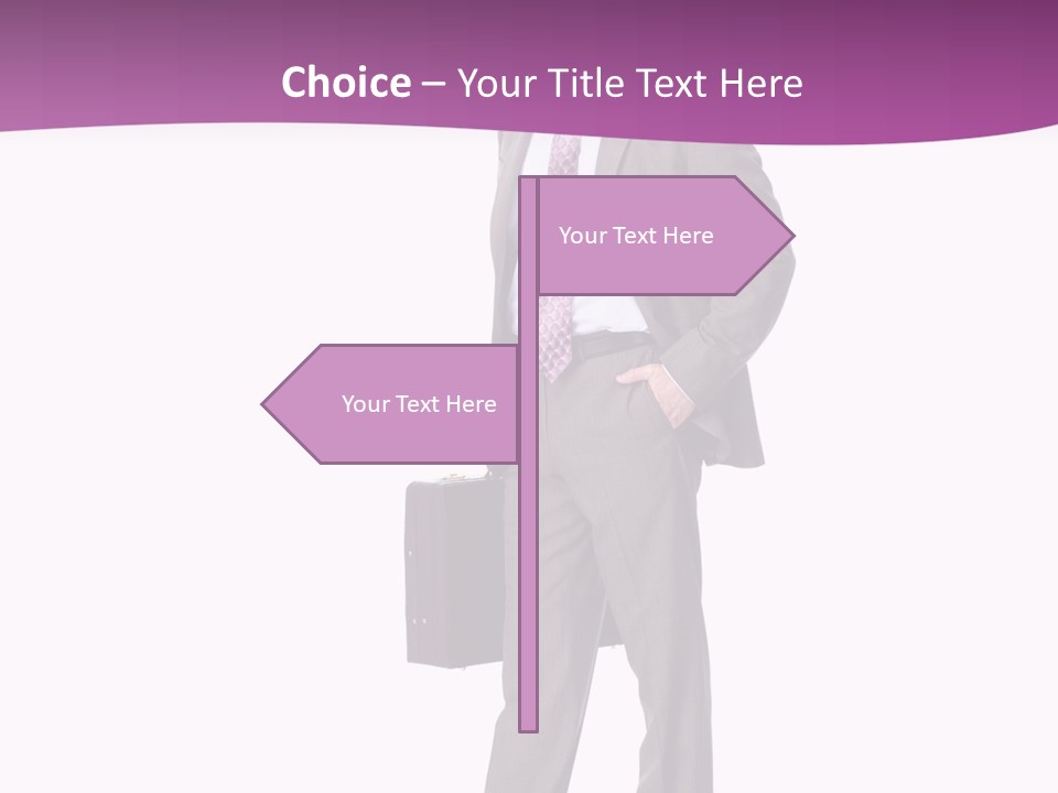 Happy Career Successful PowerPoint Template
