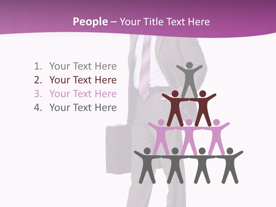 Happy Career Successful PowerPoint Template