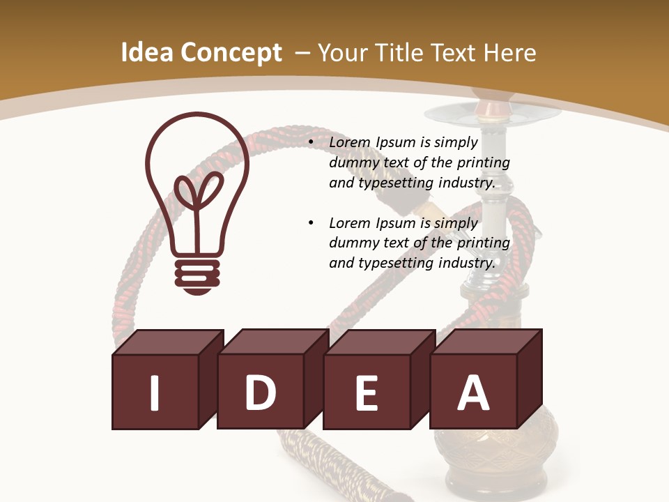 Souvenir Habit Background PowerPoint Template