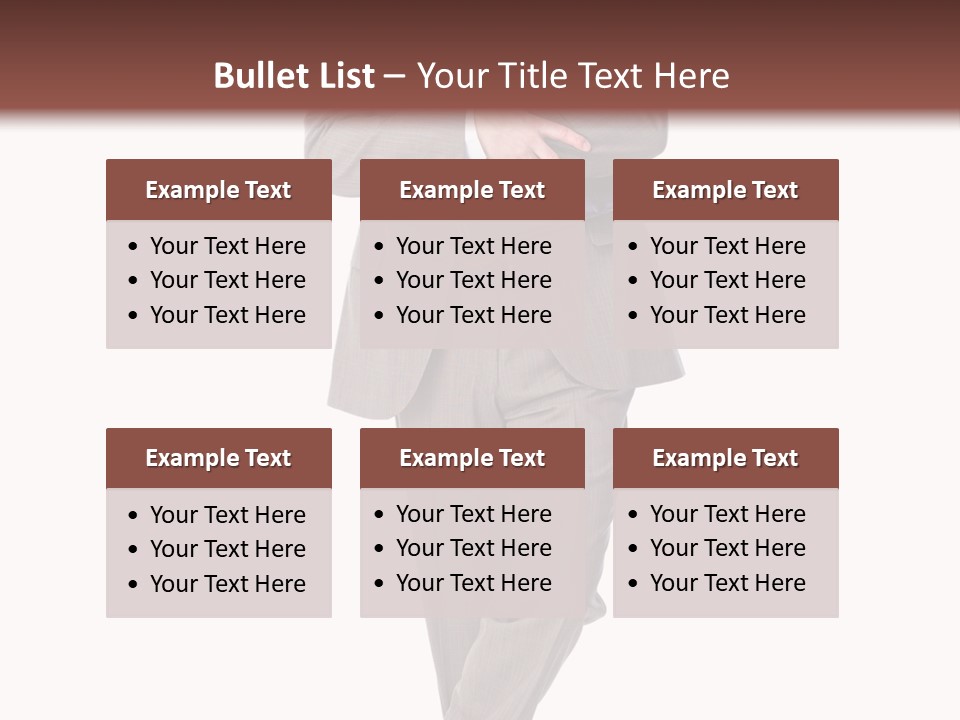 Suit Executive Tutor PowerPoint Template