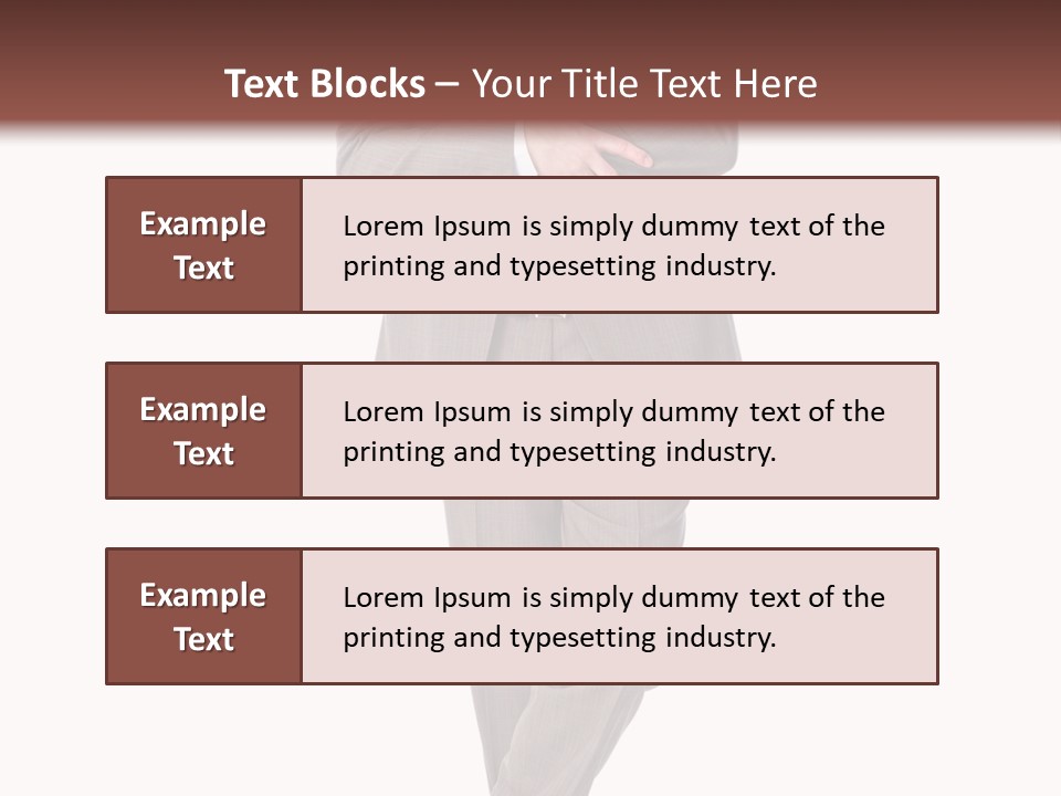 Suit Executive Tutor PowerPoint Template