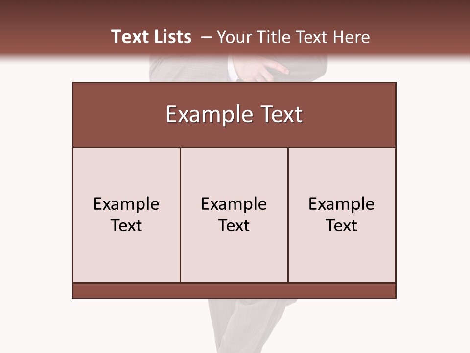 Suit Executive Tutor PowerPoint Template