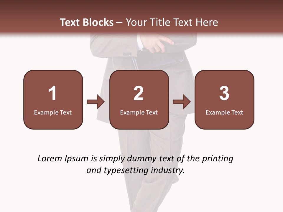 Suit Executive Tutor PowerPoint Template