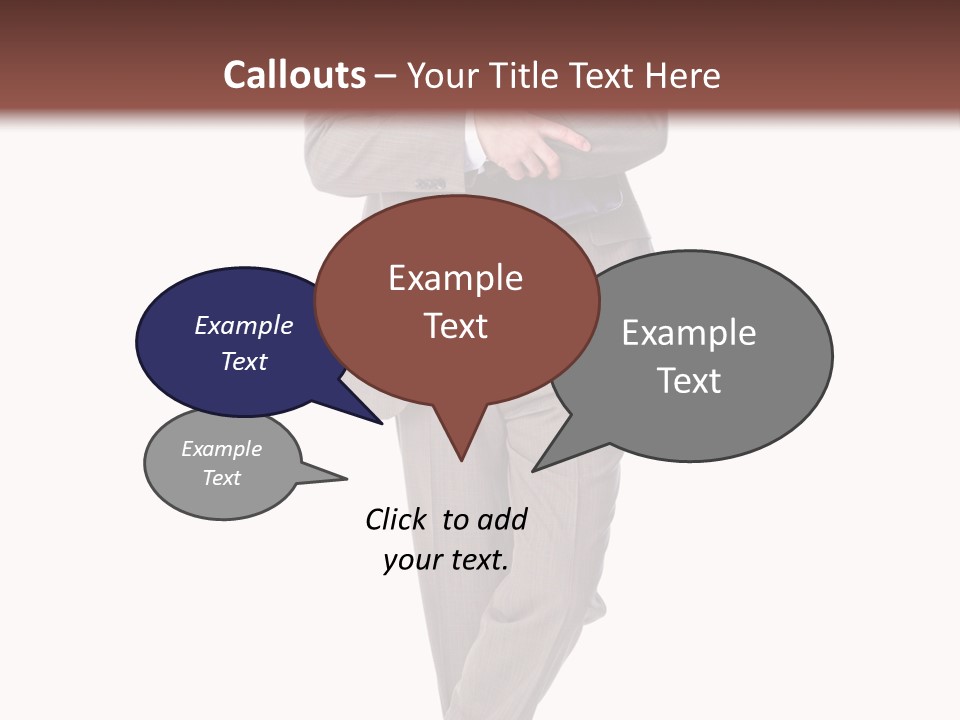 Suit Executive Tutor PowerPoint Template