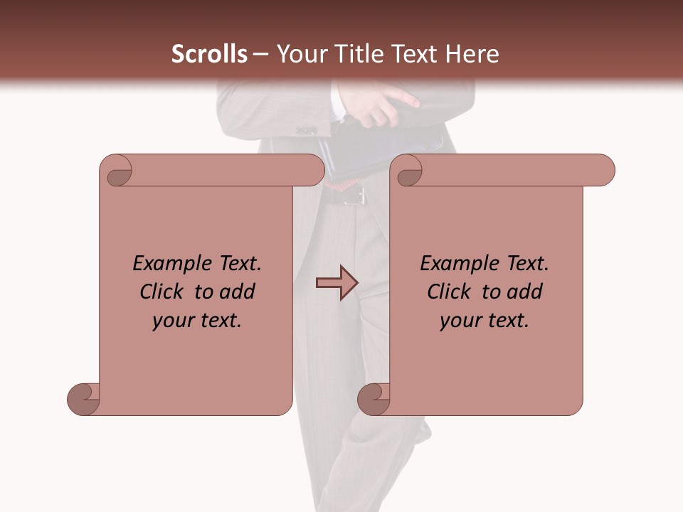 Suit Executive Tutor PowerPoint Template