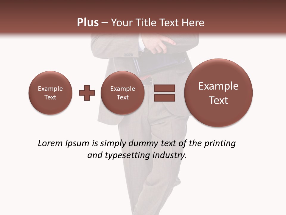 Suit Executive Tutor PowerPoint Template