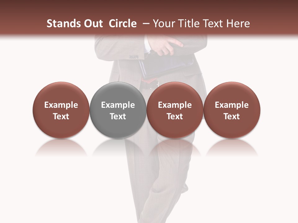 Suit Executive Tutor PowerPoint Template