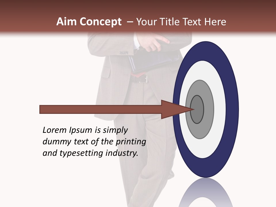 Suit Executive Tutor PowerPoint Template