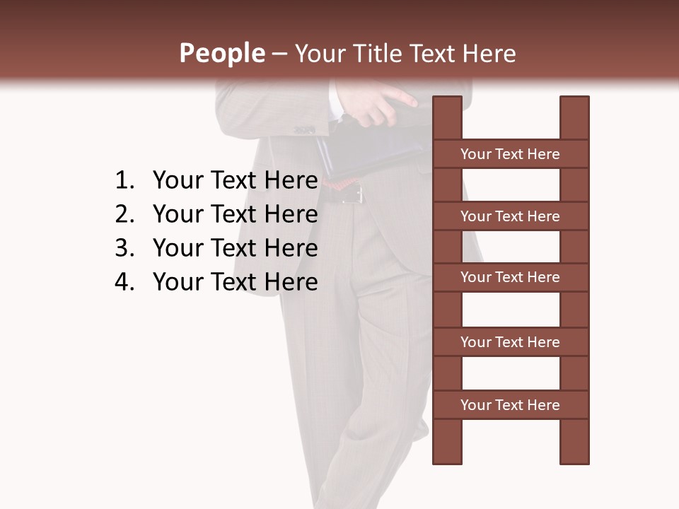 Suit Executive Tutor PowerPoint Template