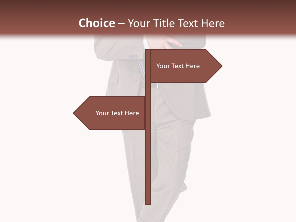 Suit Executive Tutor PowerPoint Template