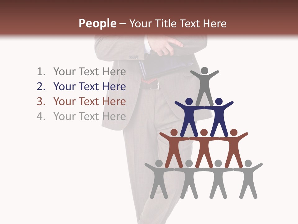 Suit Executive Tutor PowerPoint Template