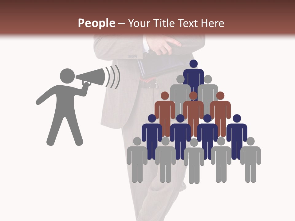 Suit Executive Tutor PowerPoint Template