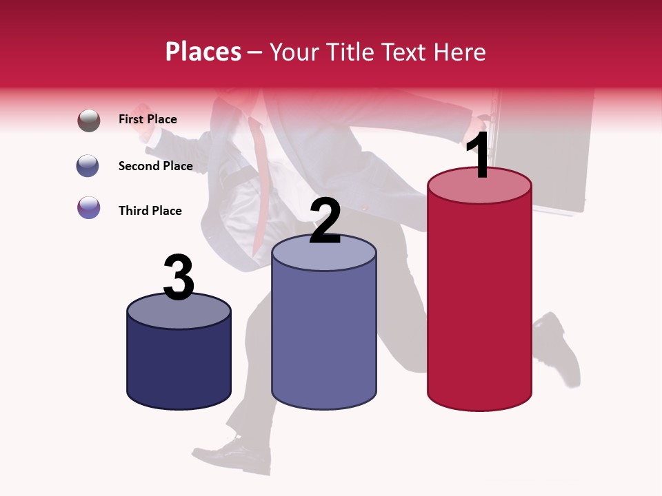 Human Running Boy PowerPoint Template