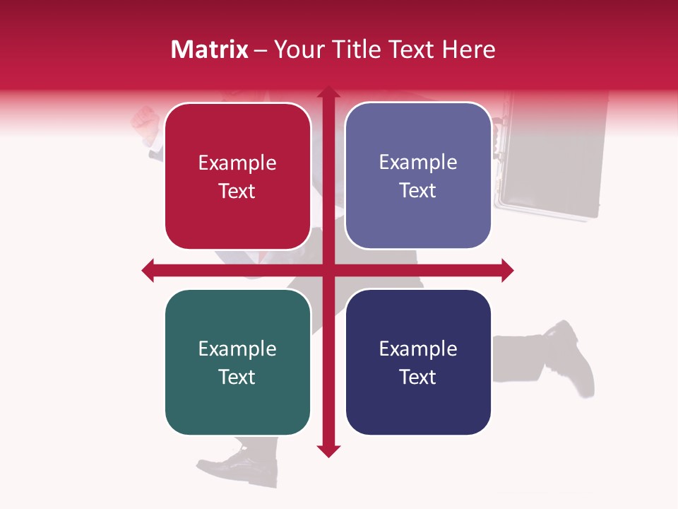 Human Running Boy PowerPoint Template