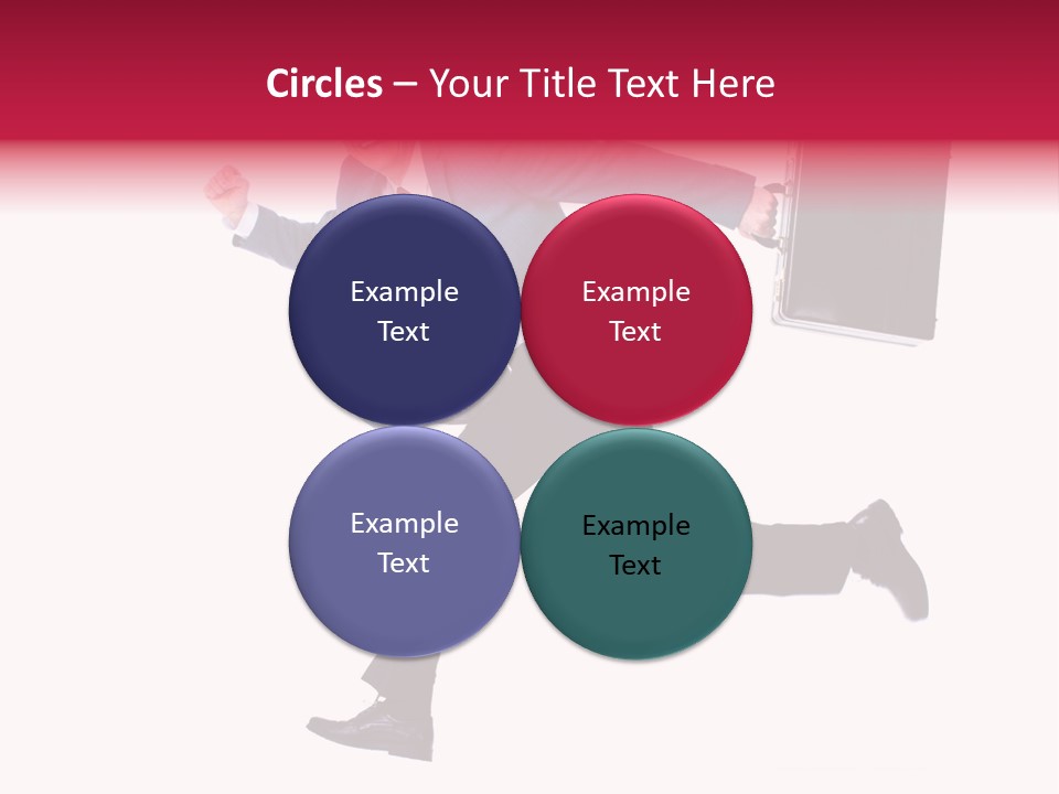 Human Running Boy PowerPoint Template