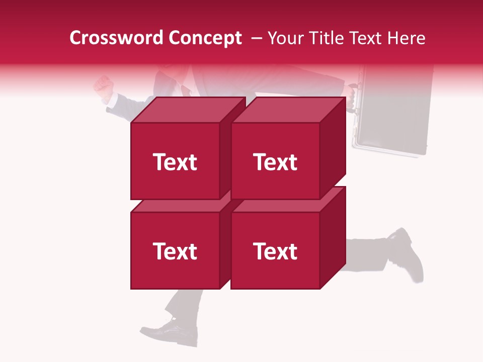 Human Running Boy PowerPoint Template