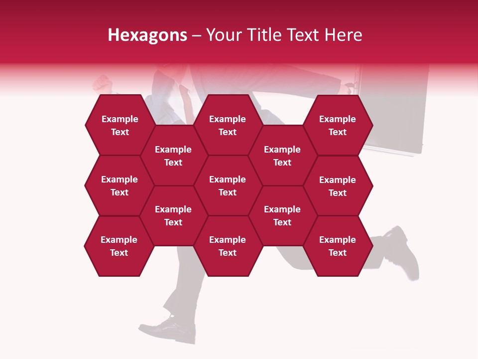 Human Running Boy PowerPoint Template