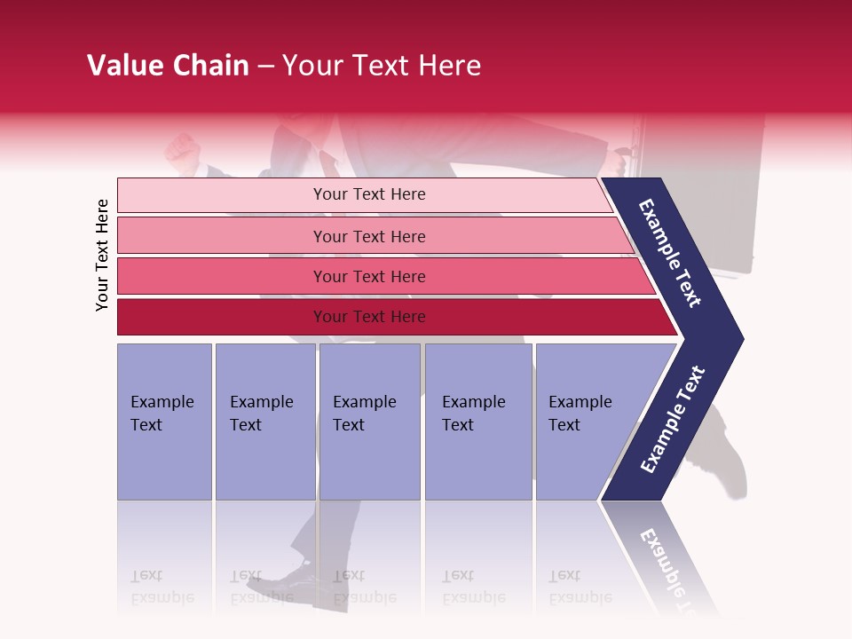 Human Running Boy PowerPoint Template
